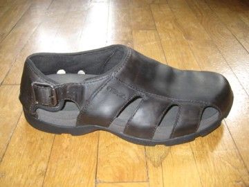 Teva Cardenas Fisherman Mens Sandals Black Size US 9