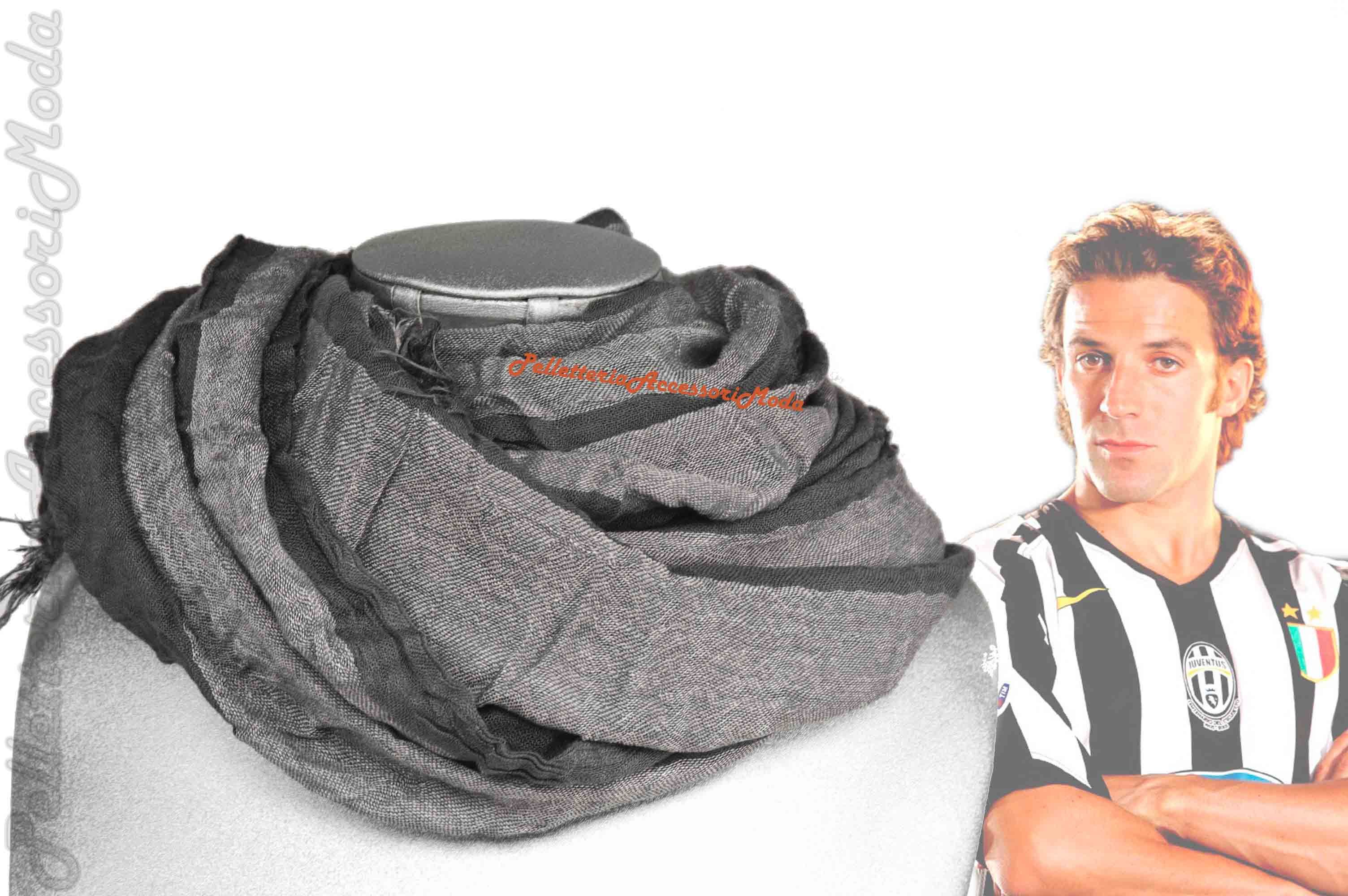 JUVE ENZO CASTELLANO sciarpa pashmina regalo uomo tifoso JUVENTUS L710