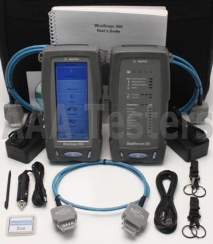 Agilent Wirescope 350 CAT5 Cat5e Cat6 Cable Certifier