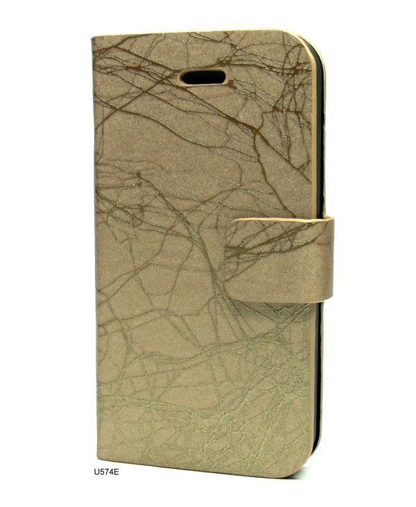   Leather Skin Tri Fold Stand Flip Cover Case iPhone 4 U574E