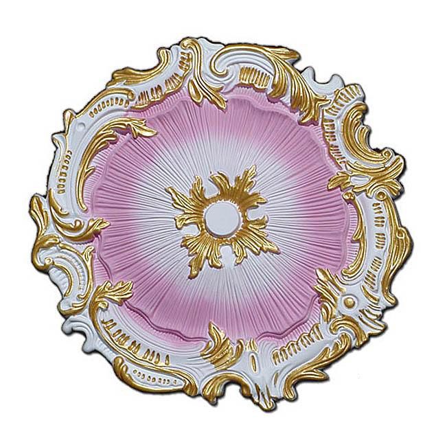 hand painted 16 75 inch starburst ceiling medallion enhance your