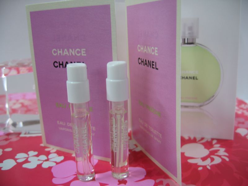   two chanel chance eau fraiche eau de toilette size 0 05 oz 1 5 ml