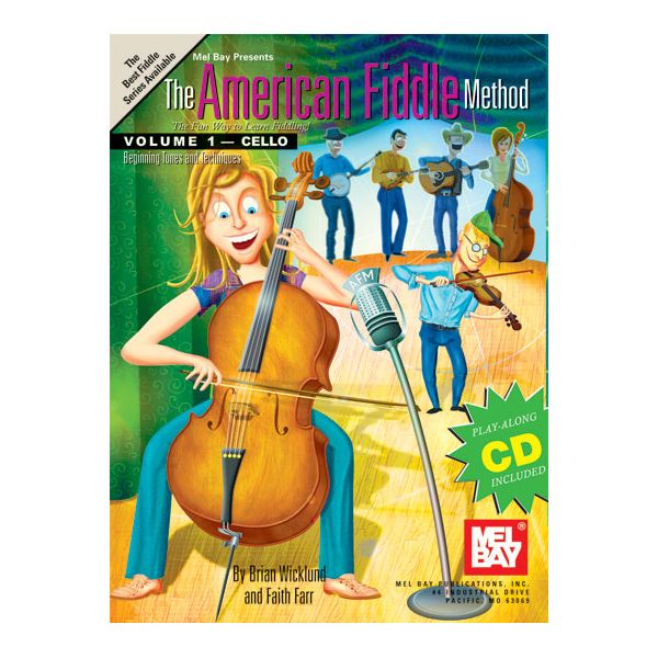 The American Fiddle Method Volume 1 Cello Book CD Set