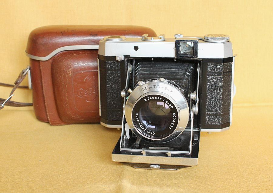 Certo Six, German folding medium format rangefinder CLA Tessar f2.8 