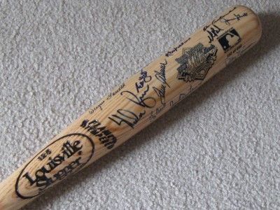   NY Amazin Mets Signed Bat 32 Seaver Ryan Berra McGraw JSA LOA