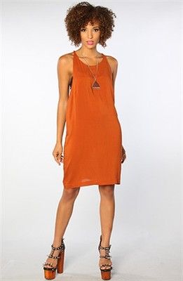 Karmaloop Cheap Monday The Kozue Viscose Slip Dress Copper