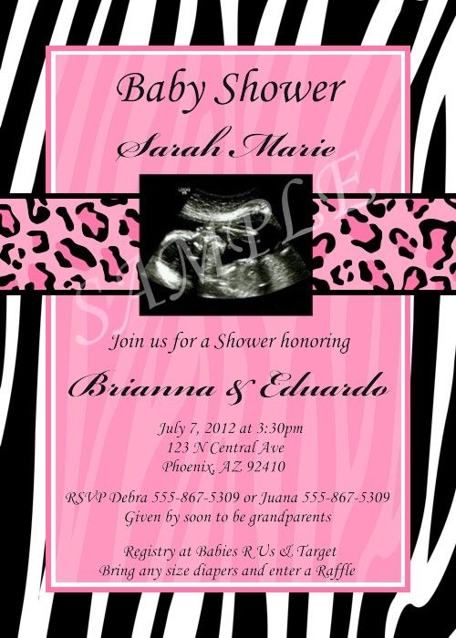 Custom photo baby shower invitations, any theme