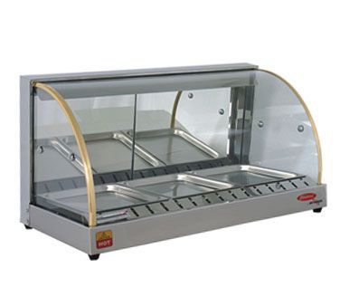 Skymsen Food Warmer Display 33 long one shelf with 3 trays 