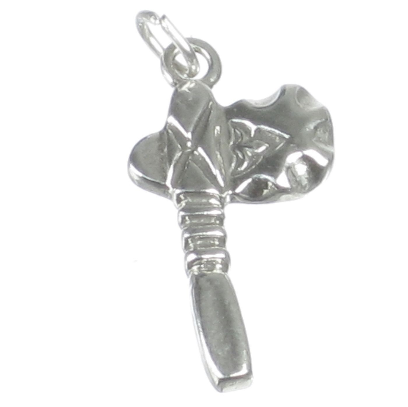 Tomahawk Native American Axe sterling silver charm .925 x 1 Tomahawks 