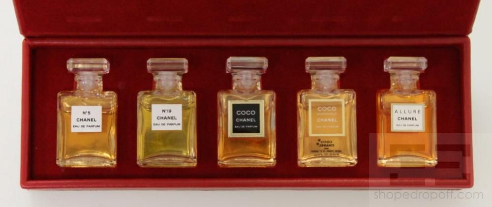 Chanel No.5, No.19, Coco, Coco Mademoiselle, & Allure Fragrance 