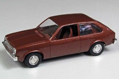 Vintage 1978 Chevy Chevette Dark Camel Dealer Promo Car w Box 