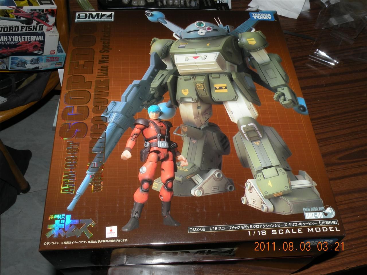 Takara 1 18 Votoms Scopedog w Chirico Cuvie DMZ06