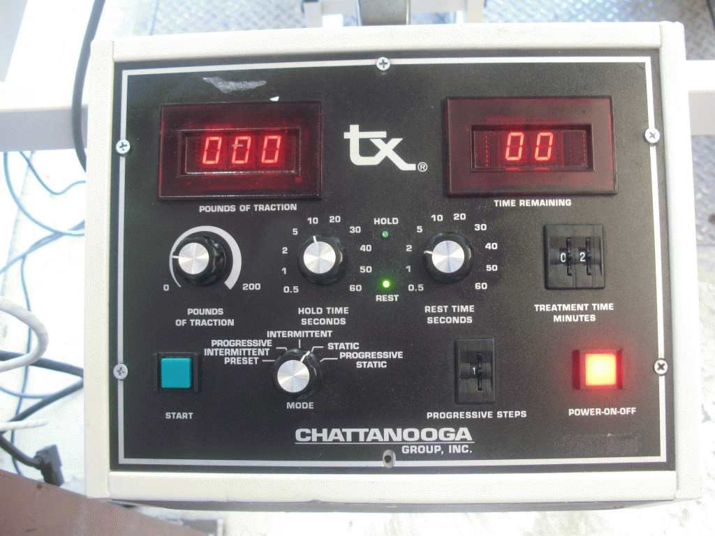 chattanooga group tx traction table txe 1 120v