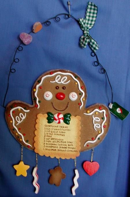 gingerbread man gingerbread recipe wallhanging by kurt s adler 