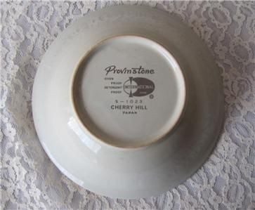 Vtg Provinstone China Soup Bowl Cherry Hill Japan RARE