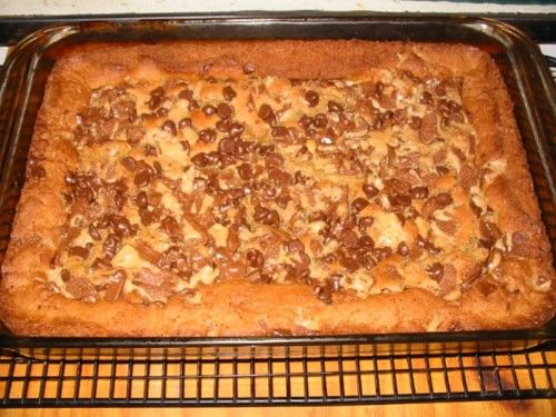 Heath Bar Chocolate Chip Blond Brownies Recipe