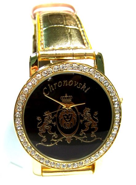 New Gold Tone Strap Ladies Mens Designer Watches FTGXG