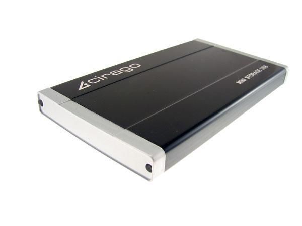 Cirago USB Mini 20 GB External HDD Enclosure 1 8 Inch