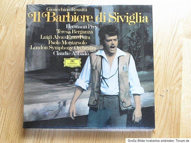 ROSSINI Abbado Prey Barber Seville Barbiere Siviglia DGG sealed box