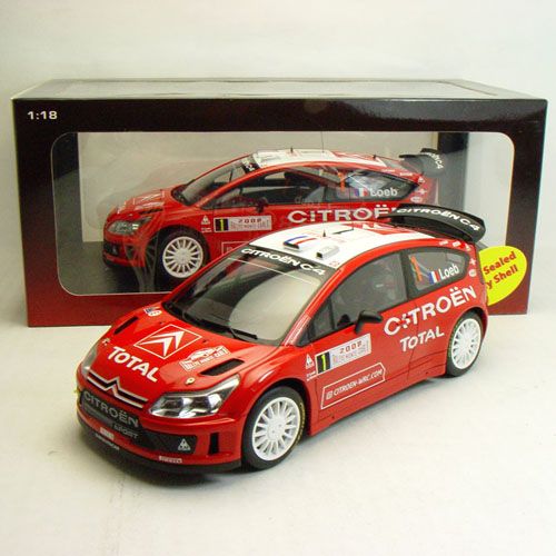 18 Autoart Citroen C4 WRC 2008 Monte Carlo Winner s Loeb D Elena 1