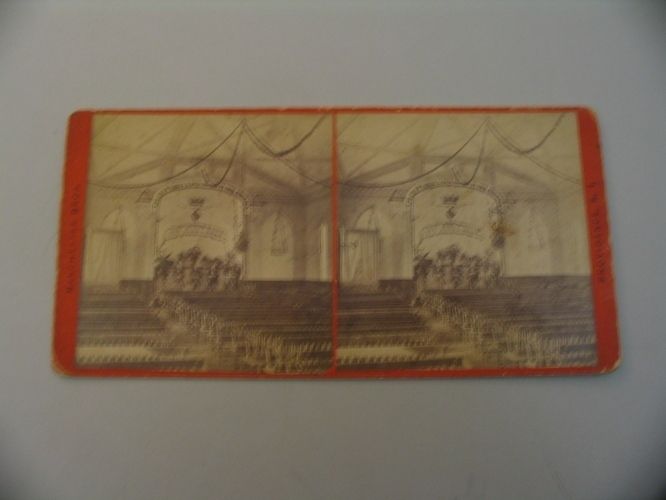 1875 Rhode Island Providence Baptist Church Stereoview