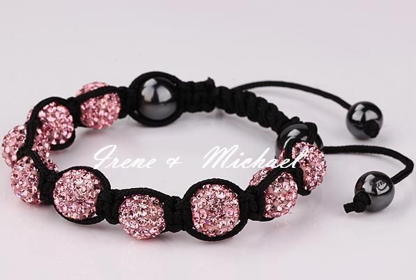 AB Clay Shamballa Sparkling Bright Crystal 9 Disco Ball 10mm Bead