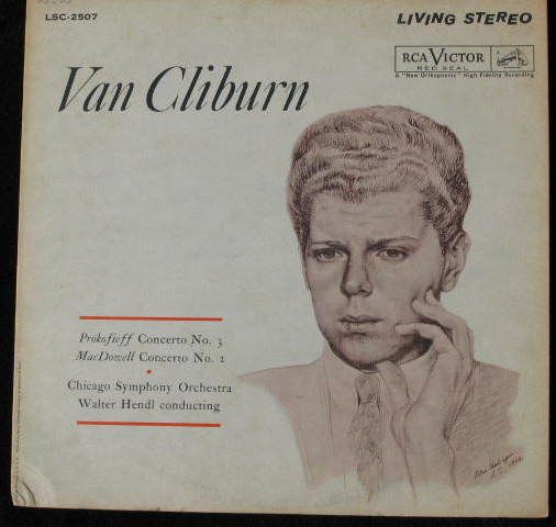 Van Cliburn Prokofieff RCA LSC 2507 TAS Living Stereo