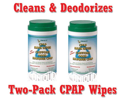 CPAP Mask Cleaner Wipes 2 Pack Ships Free Citrus II