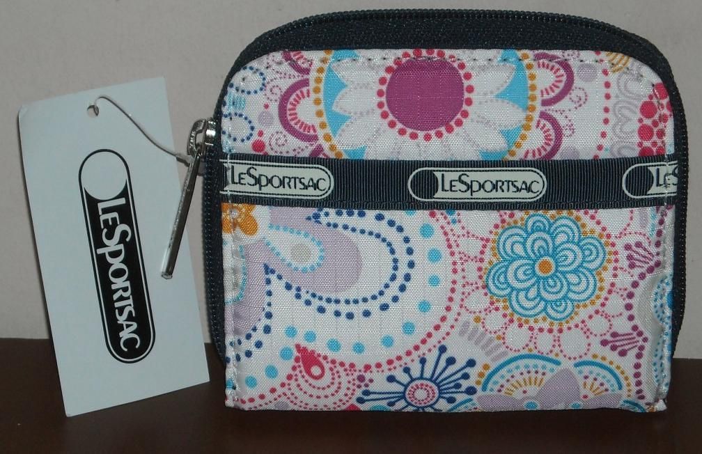 LeSportsac Daisy do Print Claire Pocket Wallet NWT