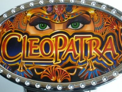IGT Cleopatra I Game Plus Video Slot Machine with Lighted Topper and