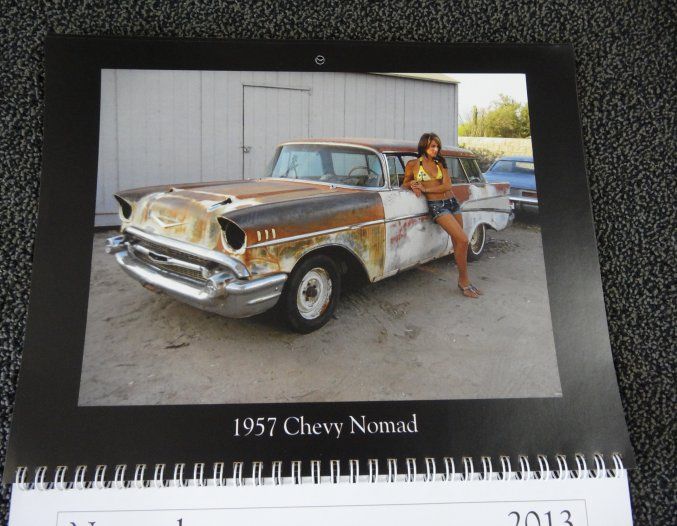 Classic Car Hot Rod Barn Find Muscle Car Rat Rod Women Calender New