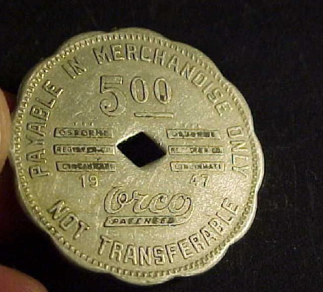 Coal Scrip Token Clacker $5.00 Flat Creek, Al, Al By Product Co.