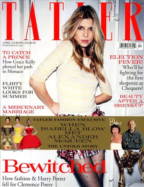 Tatler Magazine 4 10 Alexandra Tolstoy Clemence Poesy