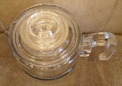 Pyrex Flameware 6 C Percolator Coffee Pot 7756 EXC