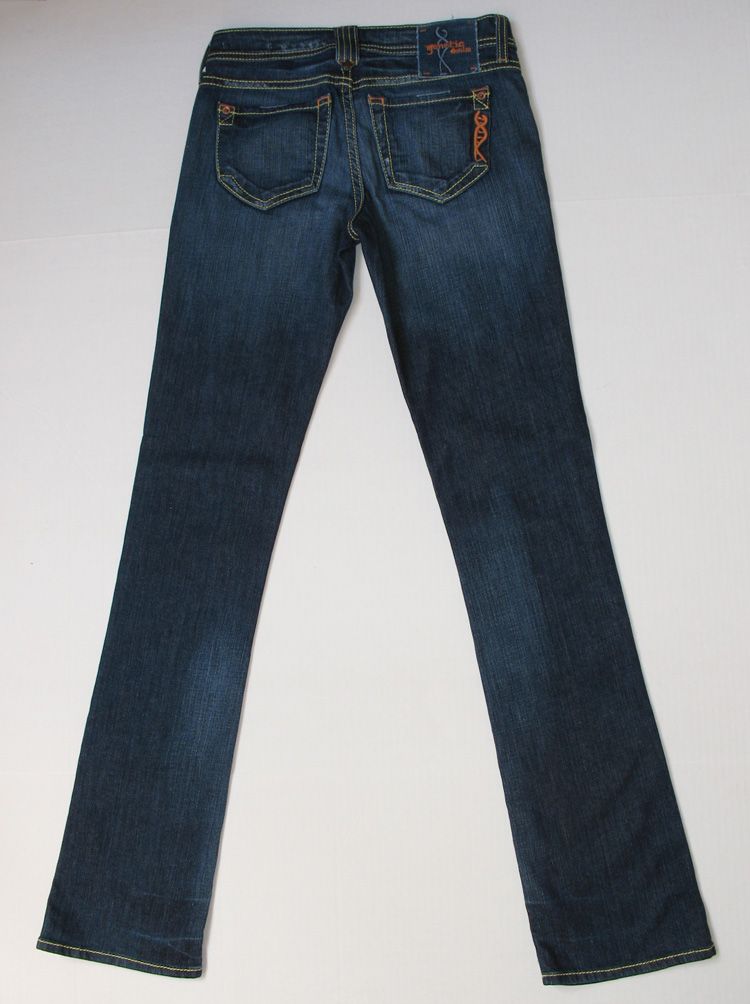  Gene Boot Cut Stretch Jeans Nitrogen Dark Whiskey Sz 27