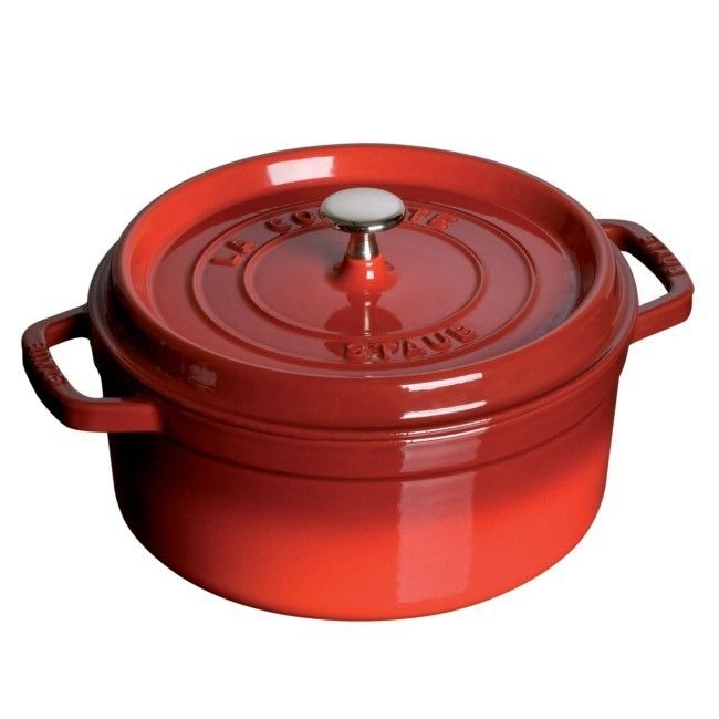 Staub Round Cocotte 2 75Qt Cherry