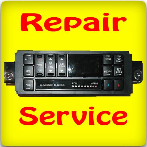 1997   2001 Buick Regal Climate Control Repair Service