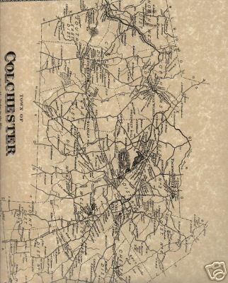 Colchester Ct 1868 Maps with Homeowners