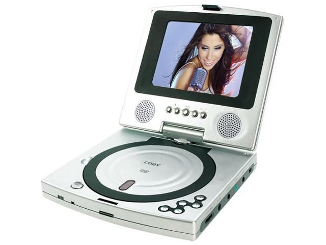 coby tf dvd5000 5 portable dvd player w swivel screen