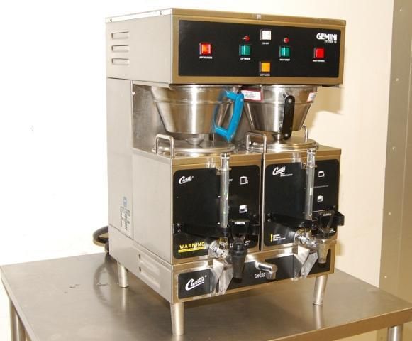 Curtis Gemini Dual Satellite Coffee Brewer Gem 12 10