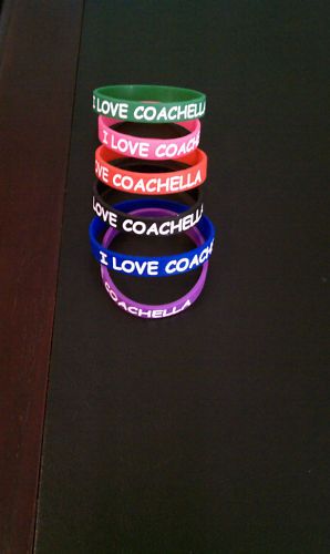  I Love Coachella Bracelet Silicon