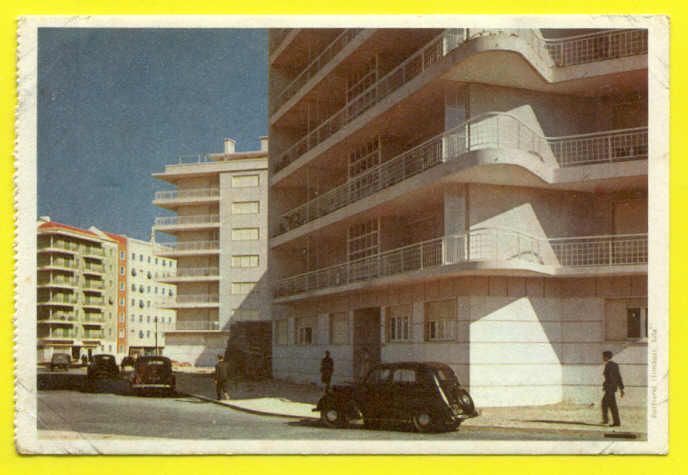 PC PORTUGAL LISBOA AVENIDA DE ROMA & CLASSIC CAR 1950s