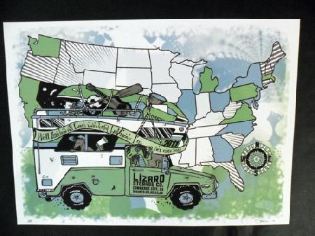 Phish Denver 2011 Dicks Commerce City Concert Poster Silkscreen Serlo