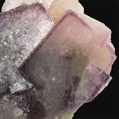 Purple Green Fluorite Mineral Specimen from Namaqualand