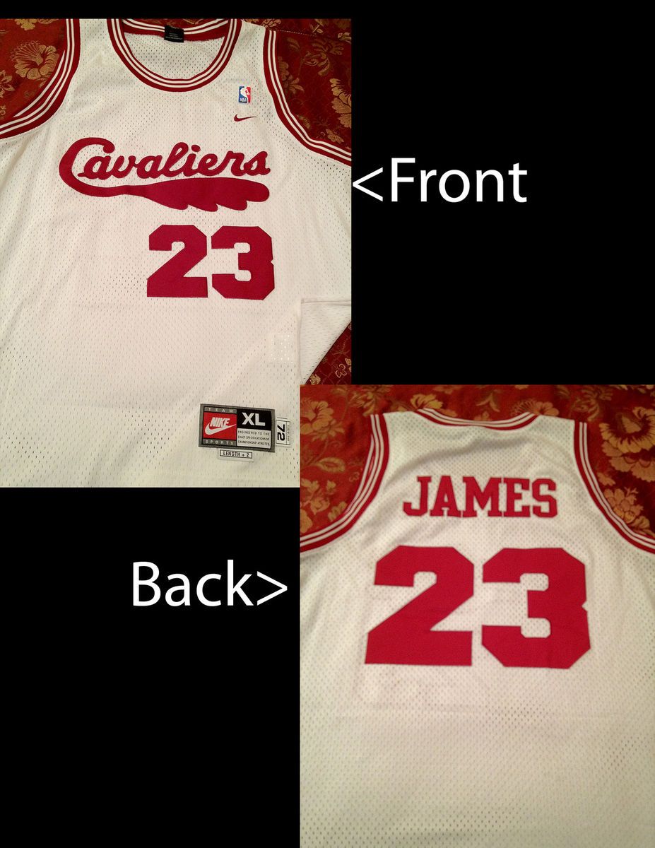 Cleveland Cavaliers Lebron James 23 Swingman Rewind Jersey XL miami