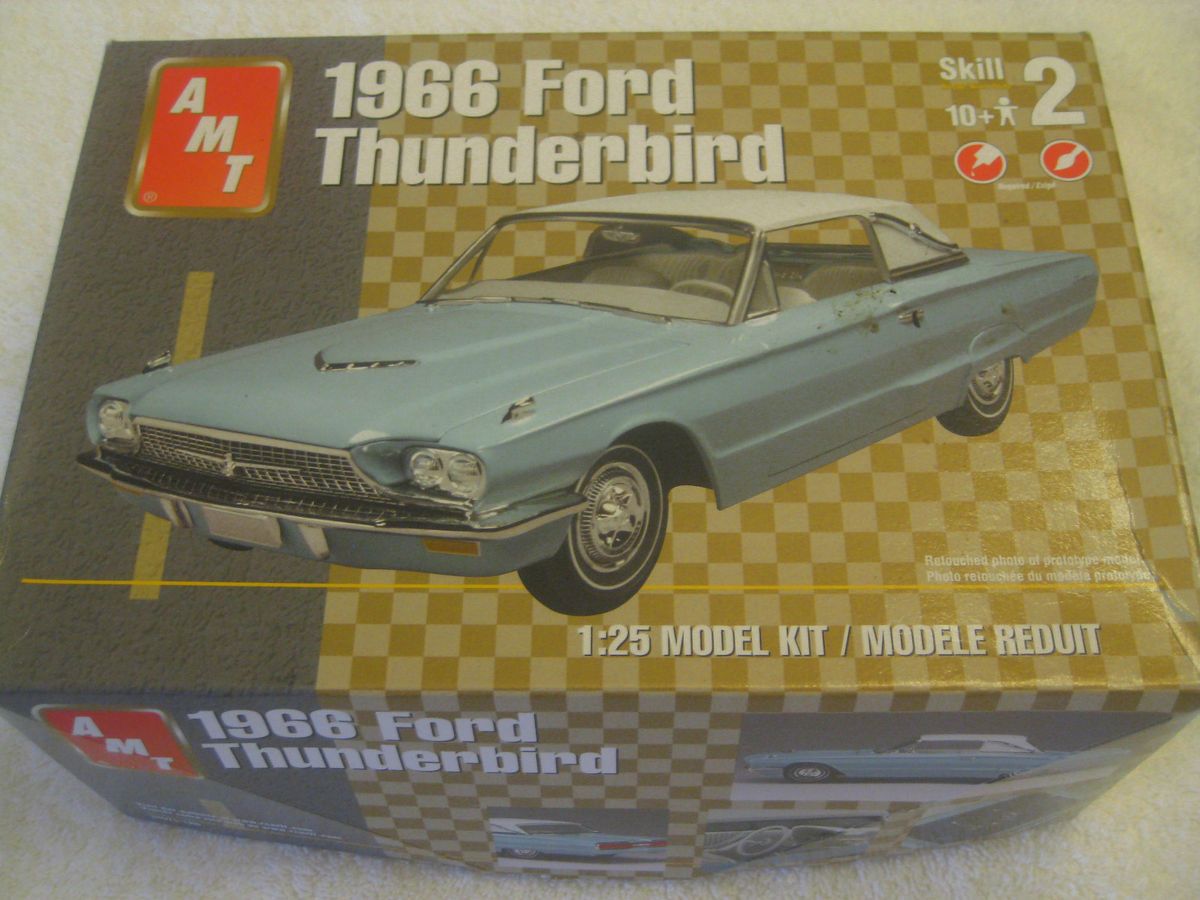 Complete Ford Thunderbird Model Car Kit Collectible Classic Automobile