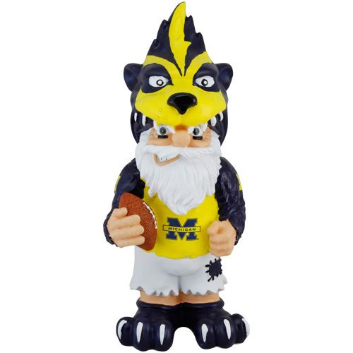 click an image to enlarge michigan wolverines team mascot gnome bring