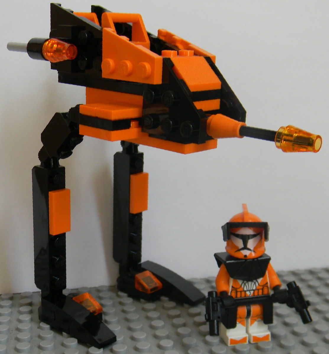 LEGO STAR WARS CLONE WARS CUSTOM COMMANDER CODY 7TH SKY CORPS AT RT