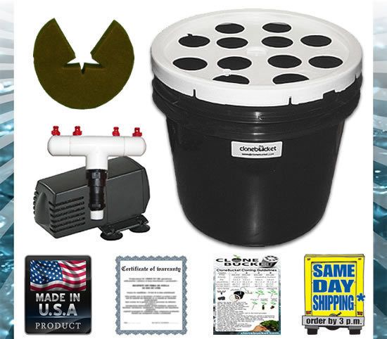 Hydroponic Cloner Seed Starting Machine CloneBucket 12