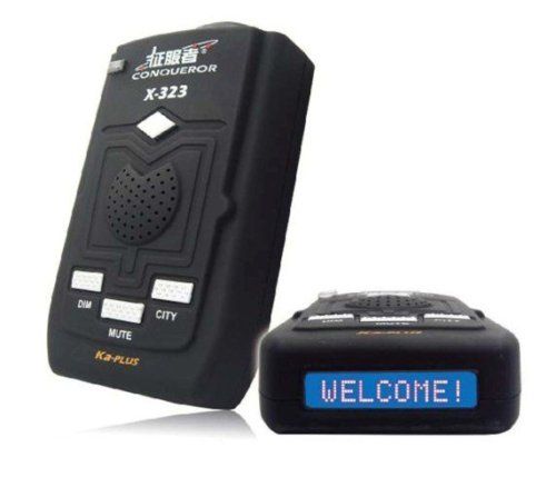 Conqueror X323 x KU Ka K Band Pop Car Radar Detector